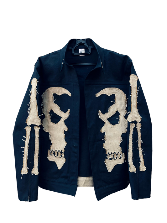 Ghost rider denim jacket